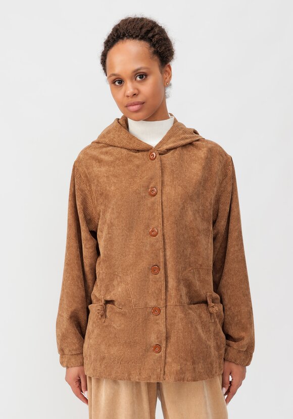 Ветровка из вельвета с капюшоном шир.  580, рис. 10