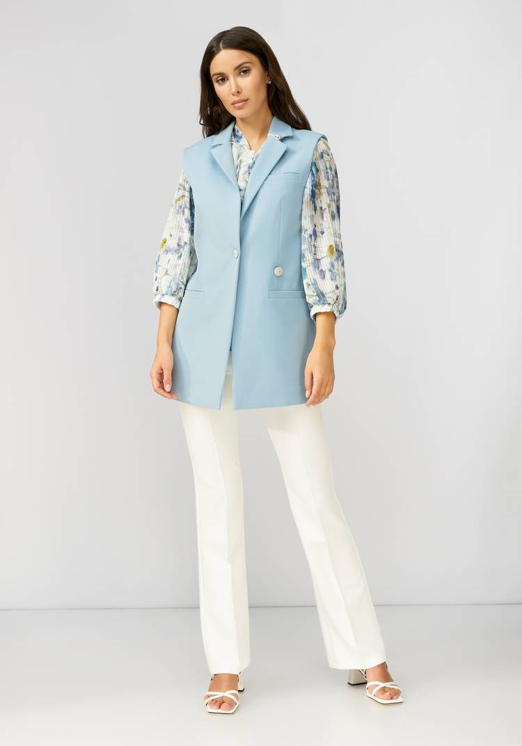 Жилет однобортный шир.  750, рис. 7