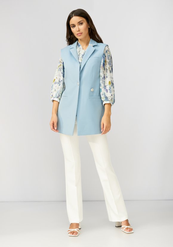 Жилет однобортный шир.  580, рис. 7