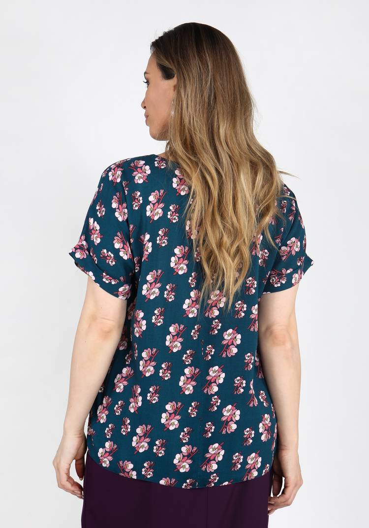 Блуза Цветочный рассвет шир.  750, рис. 10