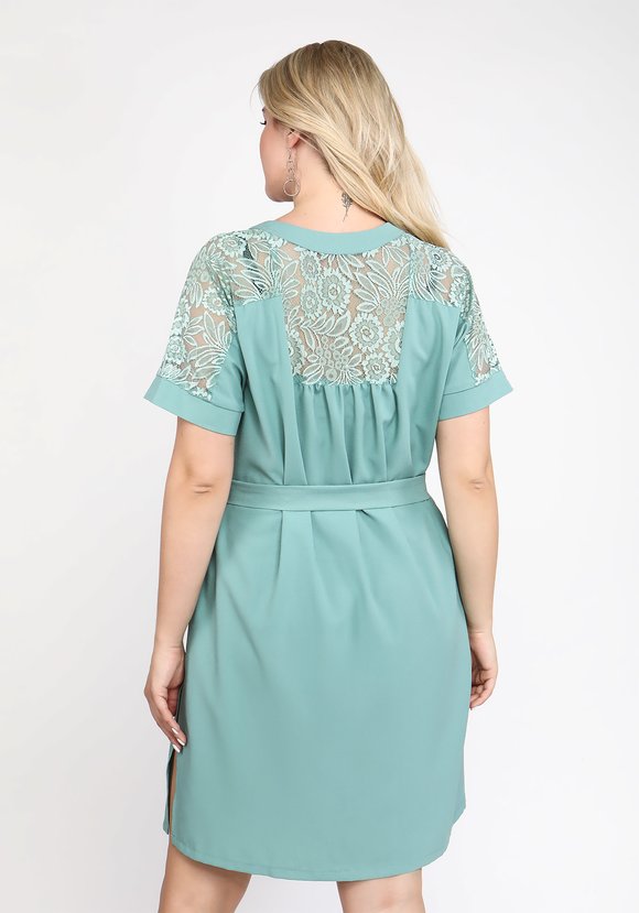 Туника с кружевом шир.  580, рис. 10