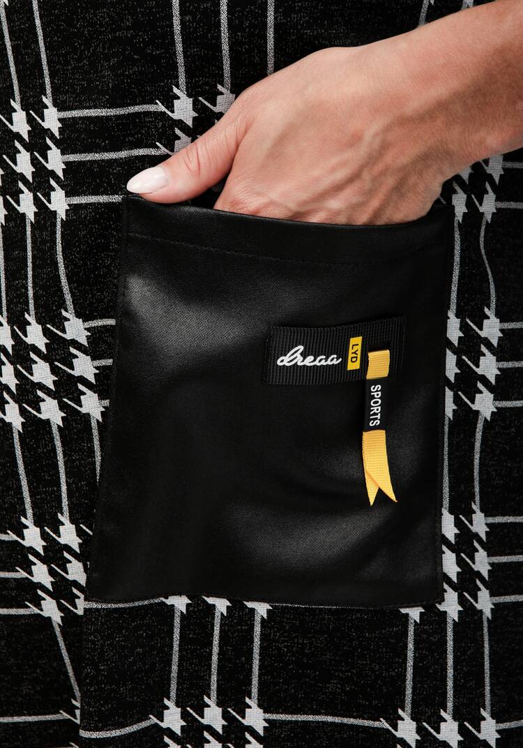 Блуза с кожаными вставками шир.  750, рис. 5