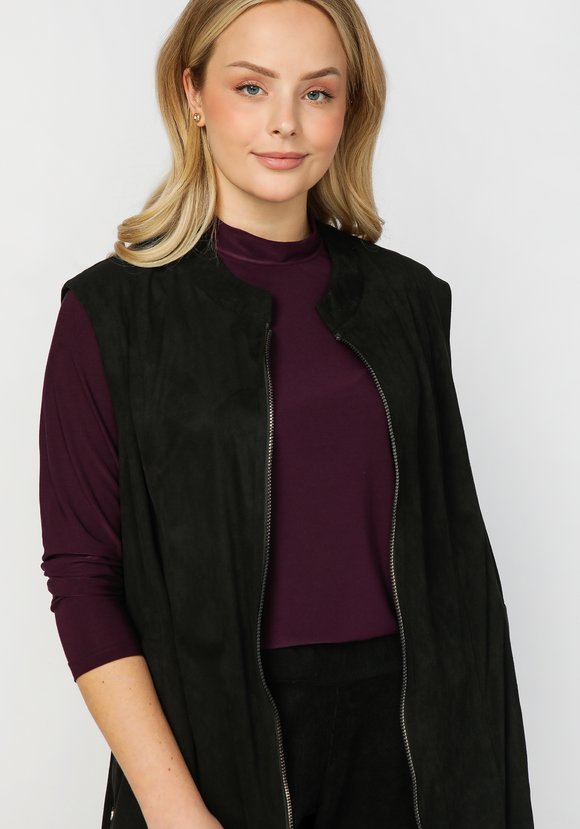 Жилет замшевый Бетти шир.  580, рис. 4