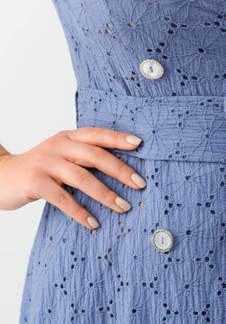 Платье с отложным воротником из шитья шир.  750, рис. 17