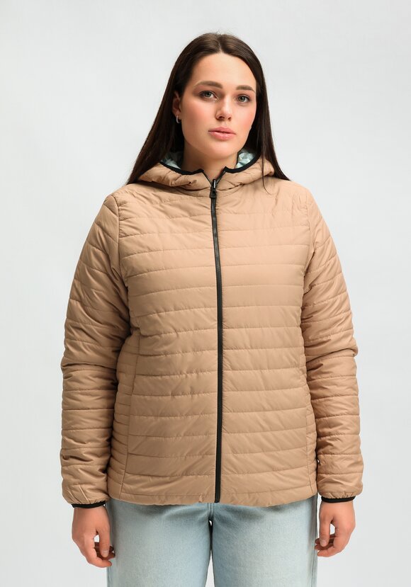 Куртка двухсторонняя с капюшоном на молнии шир.  580, рис. 14