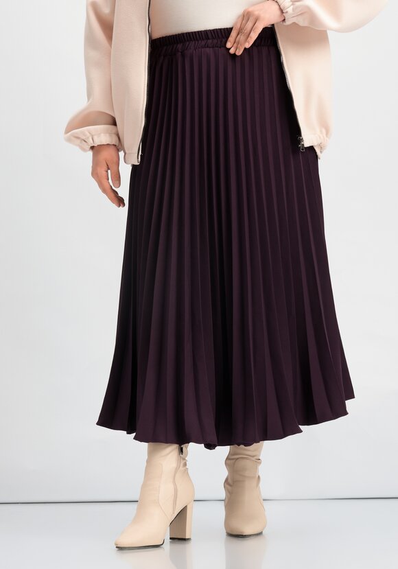 Юбка-миди гофре шир.  580, рис. 19