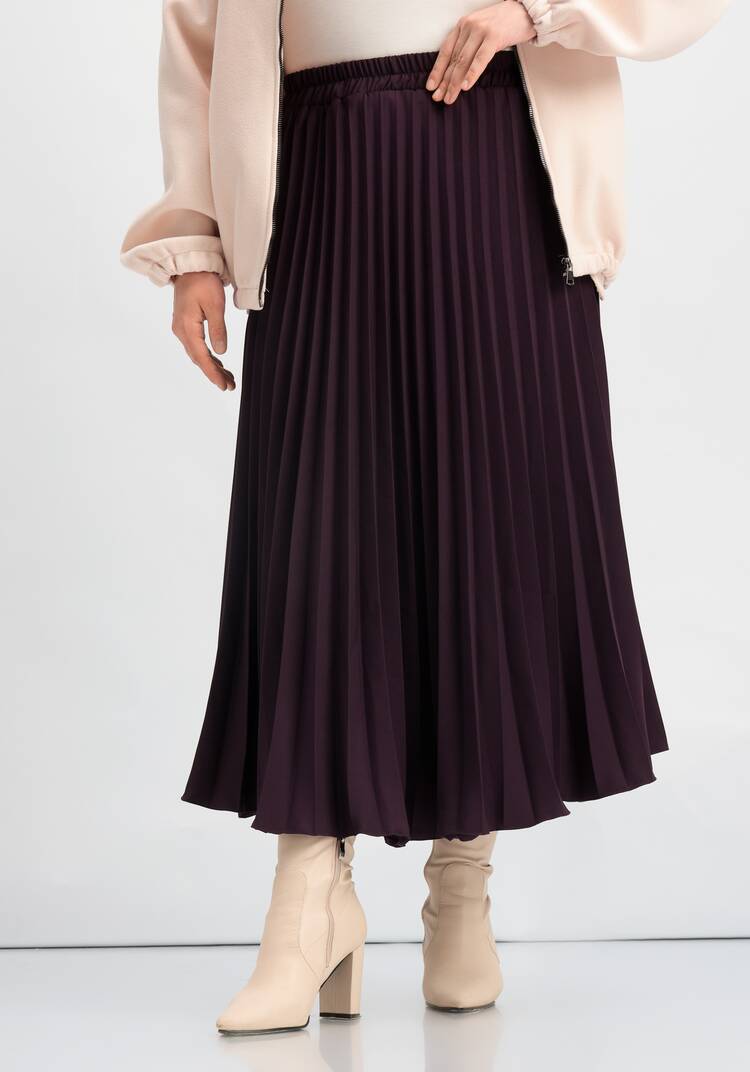 Юбка-миди гофре шир.  750, рис. 19