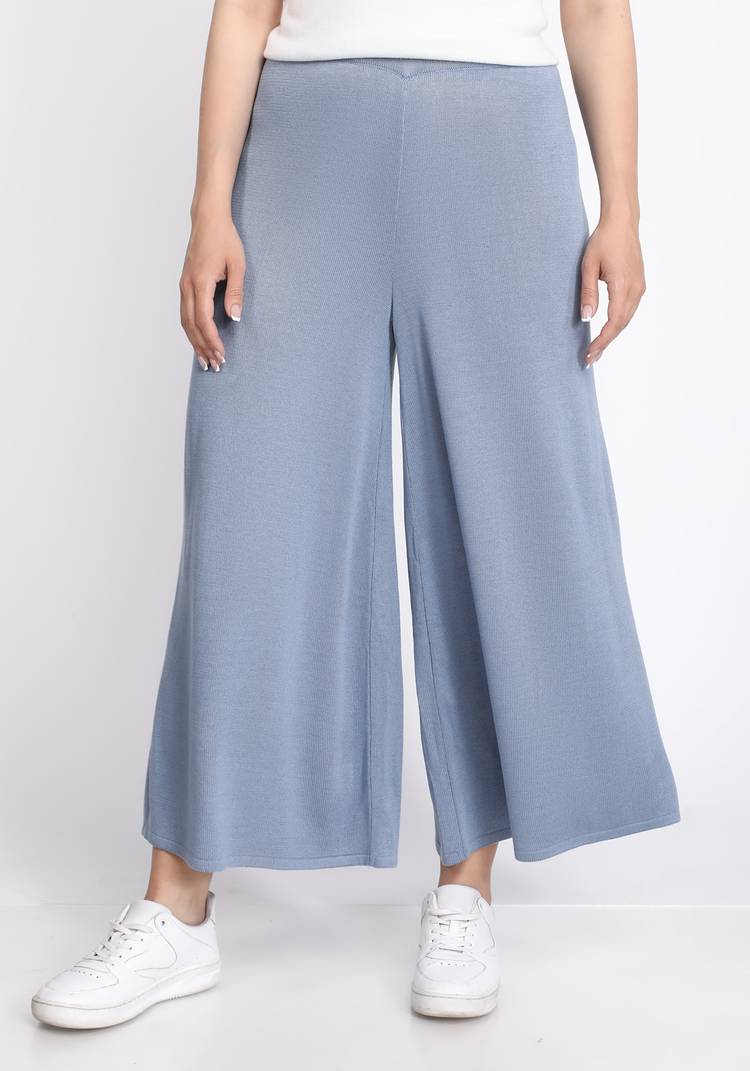 Брюки-кюлоты широкие на резинке шир.  750, рис. 6