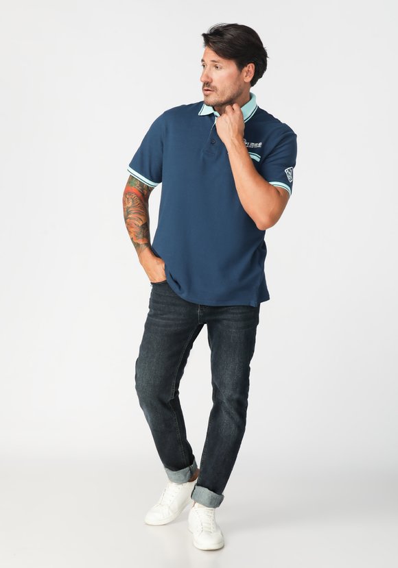 Комплект из 2х поло из хлопка Базиль шир.  580, рис. 4