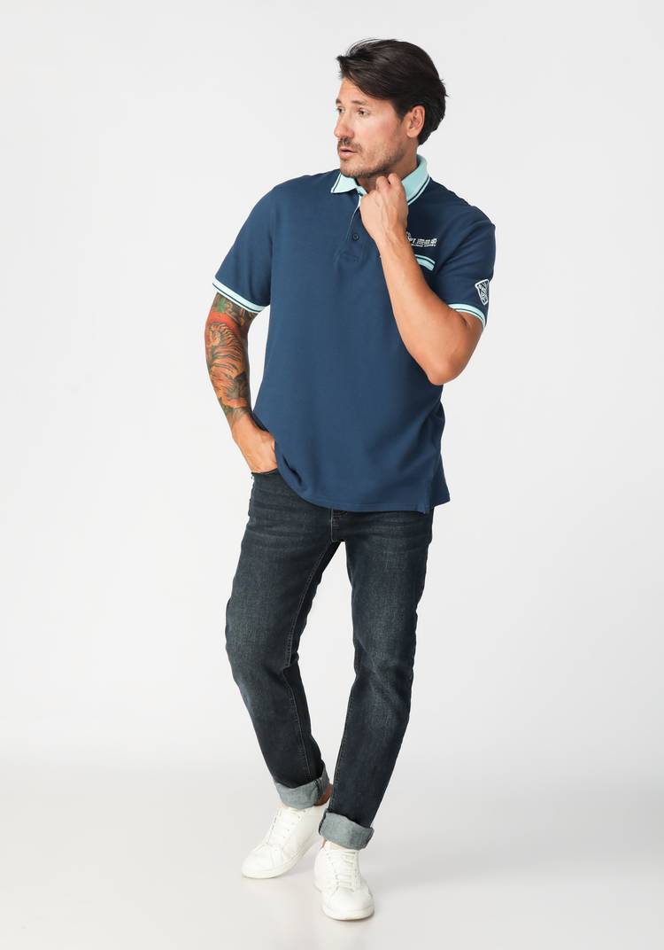 Комплект из 2х поло из хлопка Базиль шир.  750, рис. 4