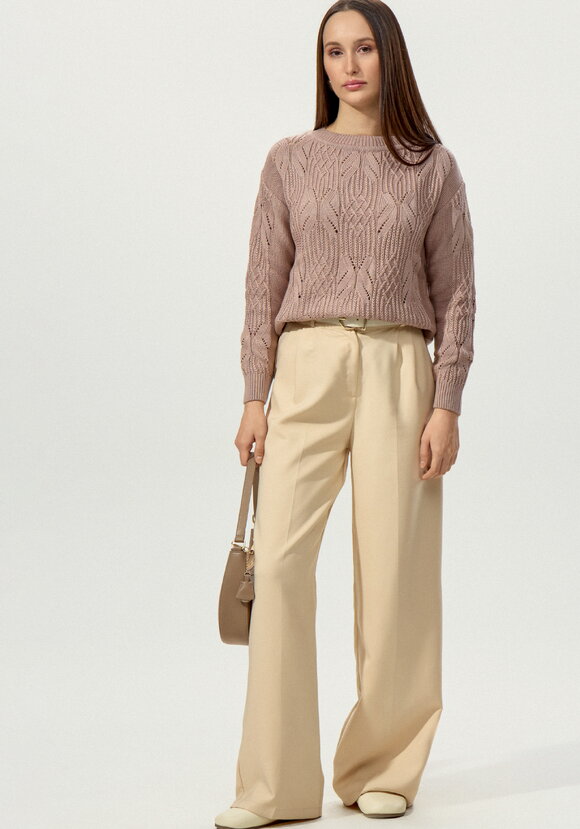 Джемпер ажурный на резинке шир.  580, рис. 22