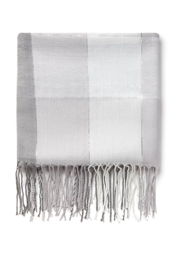 Палантин в клетку Амели шир.  580, рис. 13