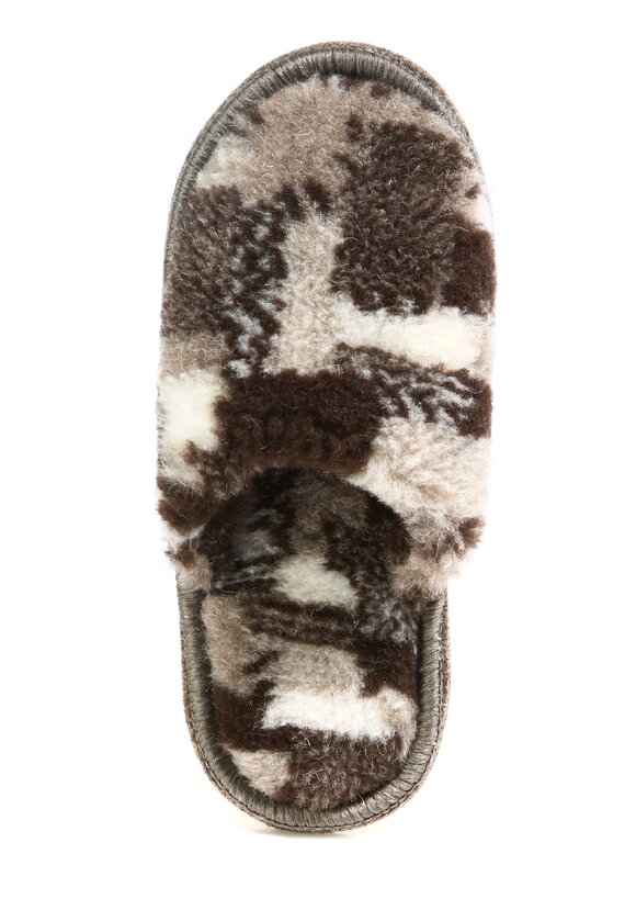 Тапочки из овечьей шерсти Меринос шир.  580, рис. 4