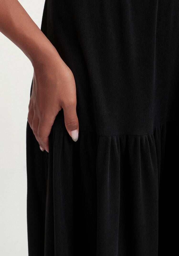 Юбка трикотажная свободного кроя на резинке шир.  750, рис. 6