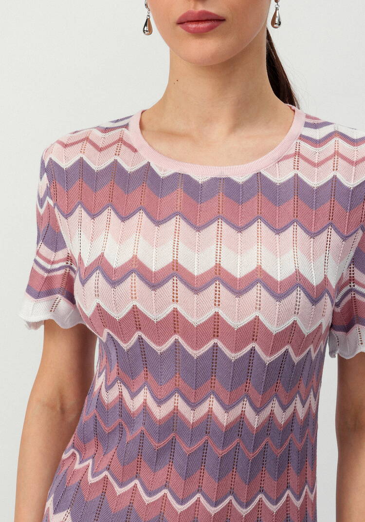 Платье с рисунком морской волны шир.  750, рис. 29