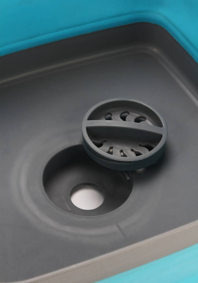 Складная корзина-раковина со сливом шир.  750, рис. 11