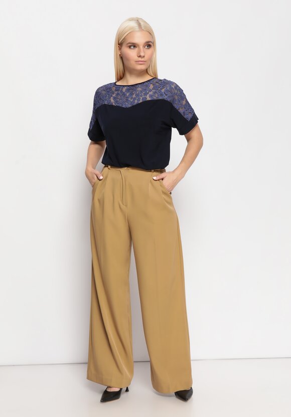 Блуза   с  кружевом шир.  580, рис. 2