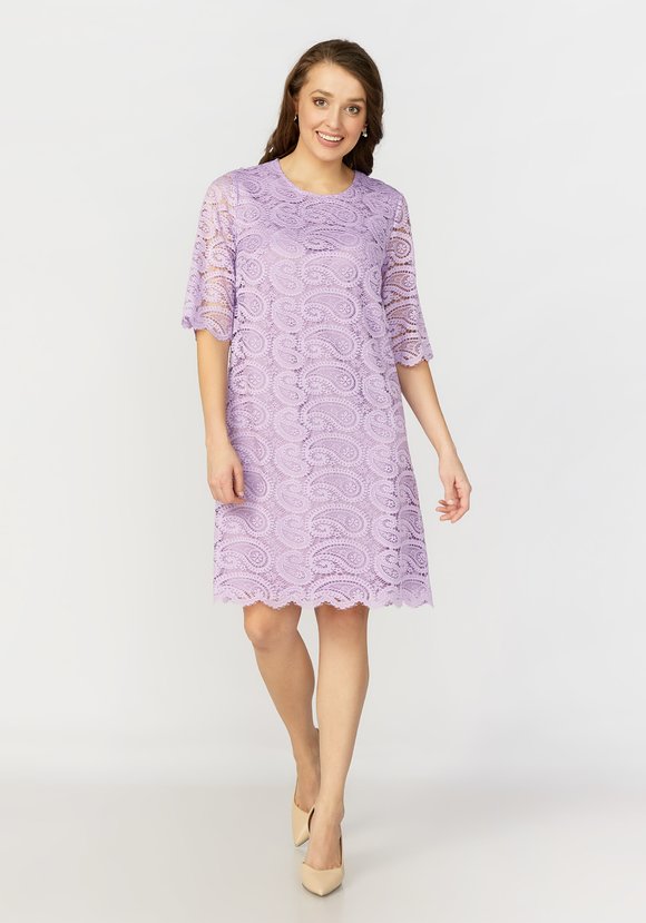 Платье миди кружевное шир.  580, рис. 14