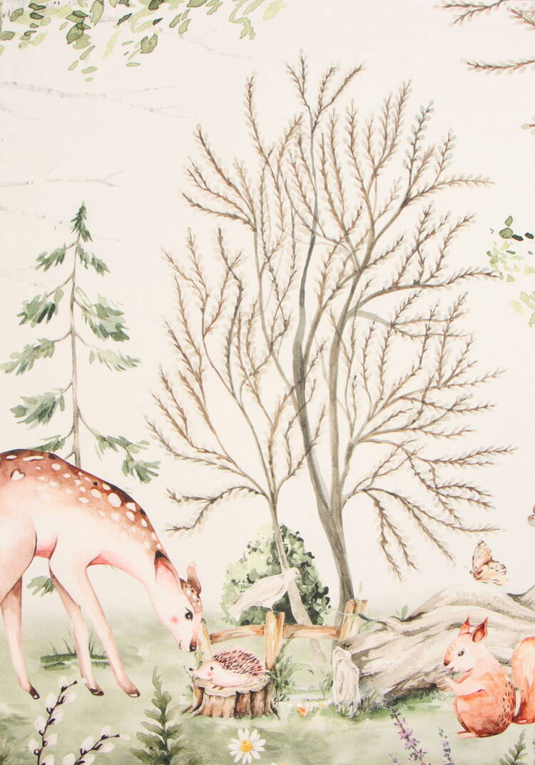 Скатерть с пропиткой Лесная сказка шир.  750, рис. 3