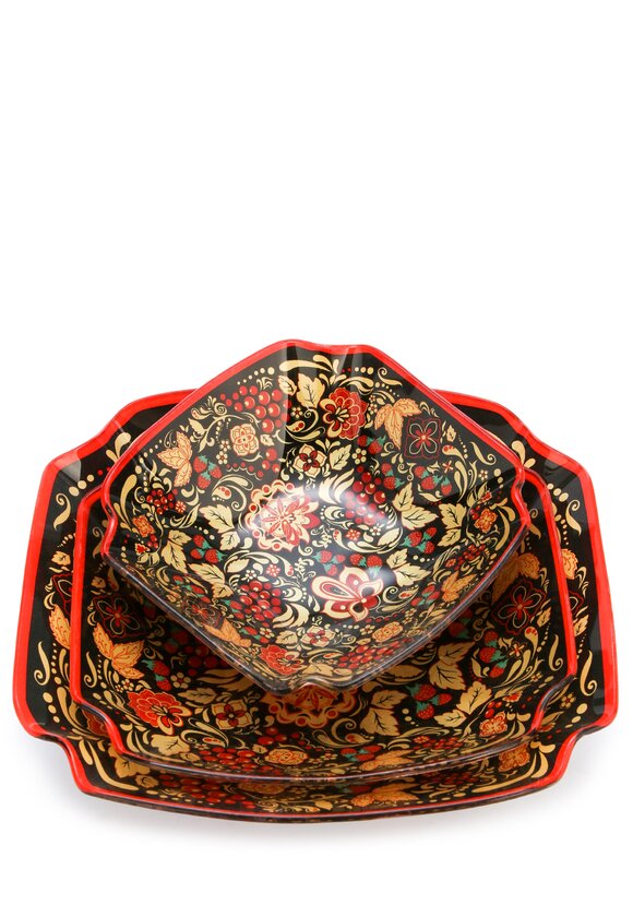 Набор салатников из стекла, 3 шт. шир.  580, рис. 1