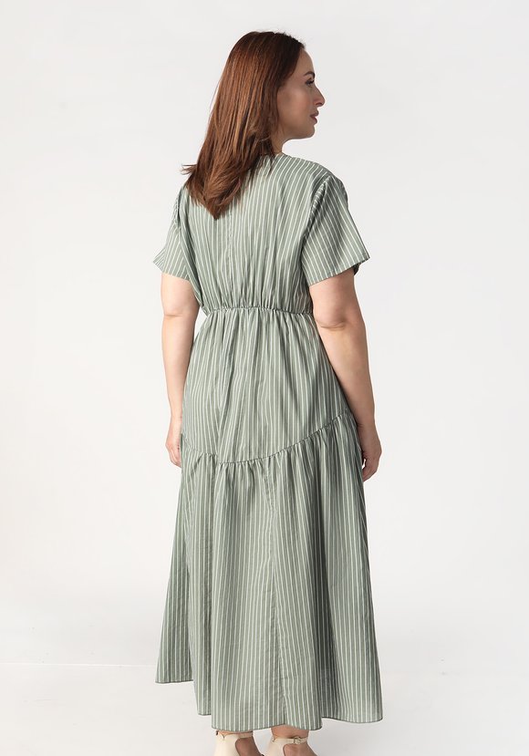 Платье с кулиской по талии Амели шир.  580, рис. 7