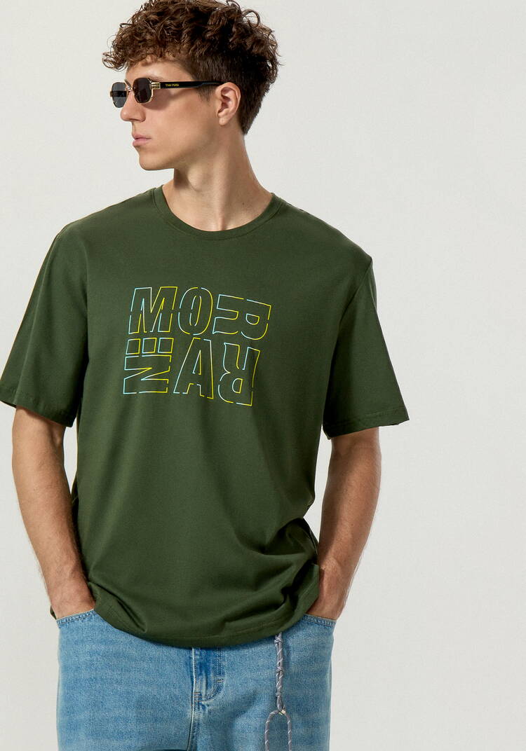 Комплект футболок с лаконичным принтом, 2 шт. шир.  750, рис. 27