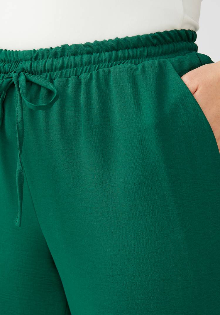 Брюки прямые от бедра с поясом на резинке шир.  750, рис. 15