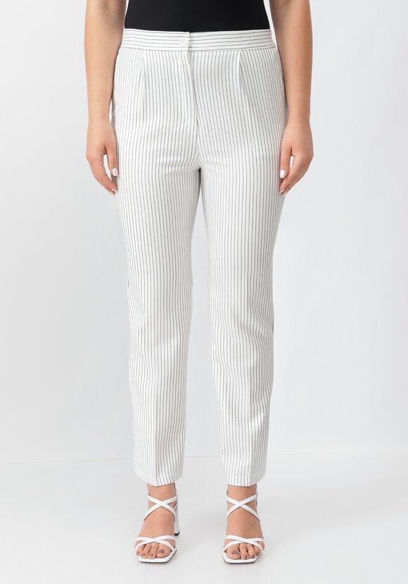 Костюм блуза и брюки в полоску шир.  580, рис. 4