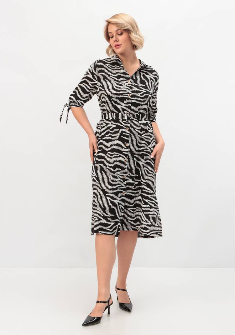 Платье-рубашка прямого силуэта с разрезами шир.  750, рис. 16