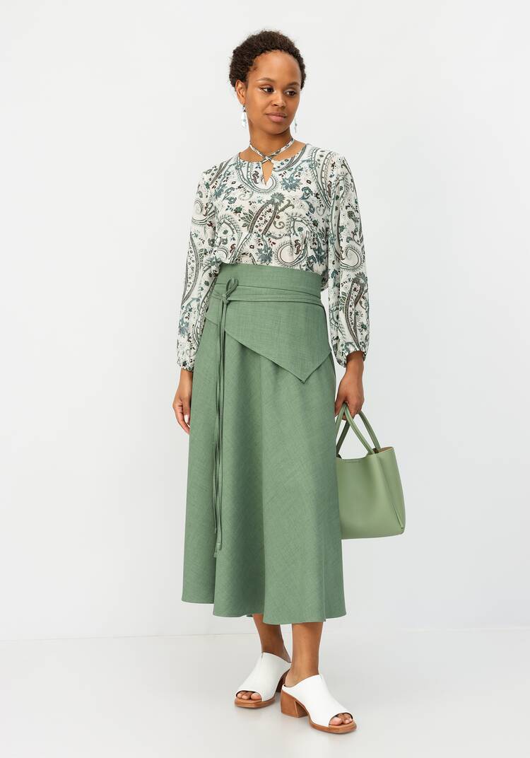 Юбка полусолнце шир.  750, рис. 10