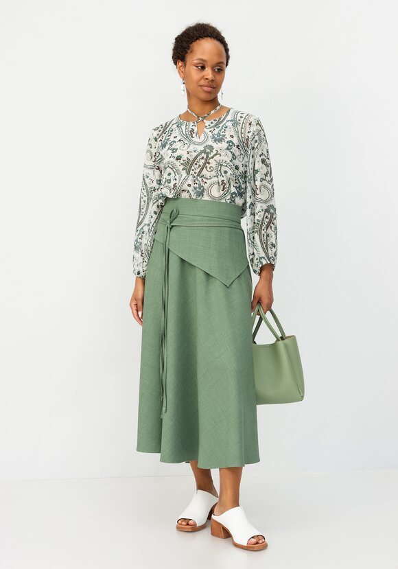 Юбка полусолнце шир.  580, рис. 10