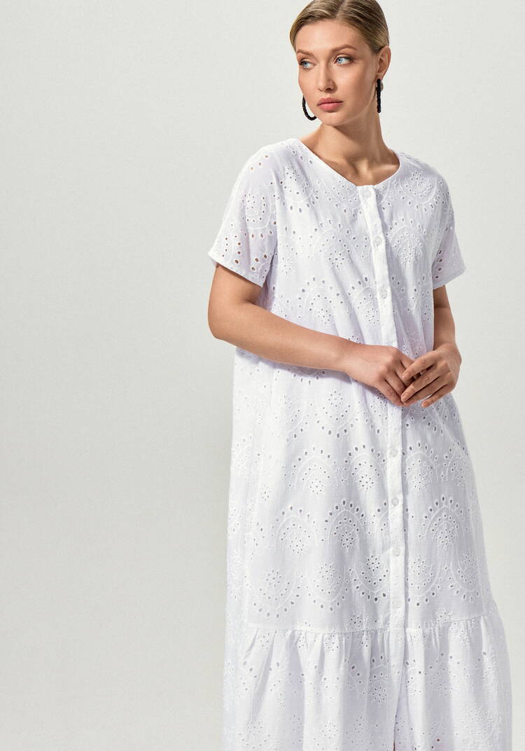 Платье ажурное с цельнокроеным рукавом шир.  750, рис. 8