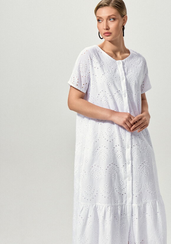 Платье ажурное с цельнокроеным рукавом шир.  580, рис. 8