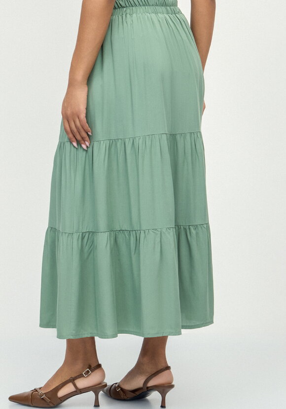 Юбка ярусная из штапеля шир.  580, рис. 10