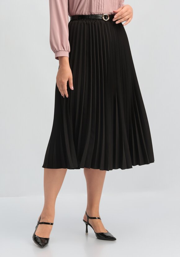 Юбка свободного кроя плиссированная шир.  580, рис. 9