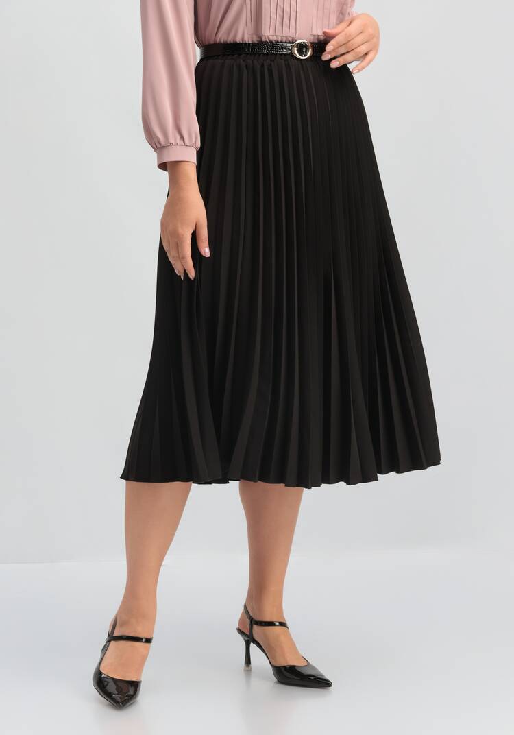 Юбка свободного кроя плиссированная шир.  750, рис. 9