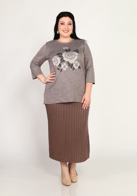 Туника с рисунком Розы шир.  580, рис. 1