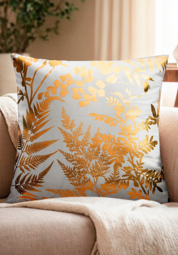 Наволочка декоративная Листья шир.  580, рис. 4