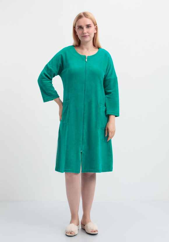 Халат домашний Мягкий велюр шир.  580, рис. 1