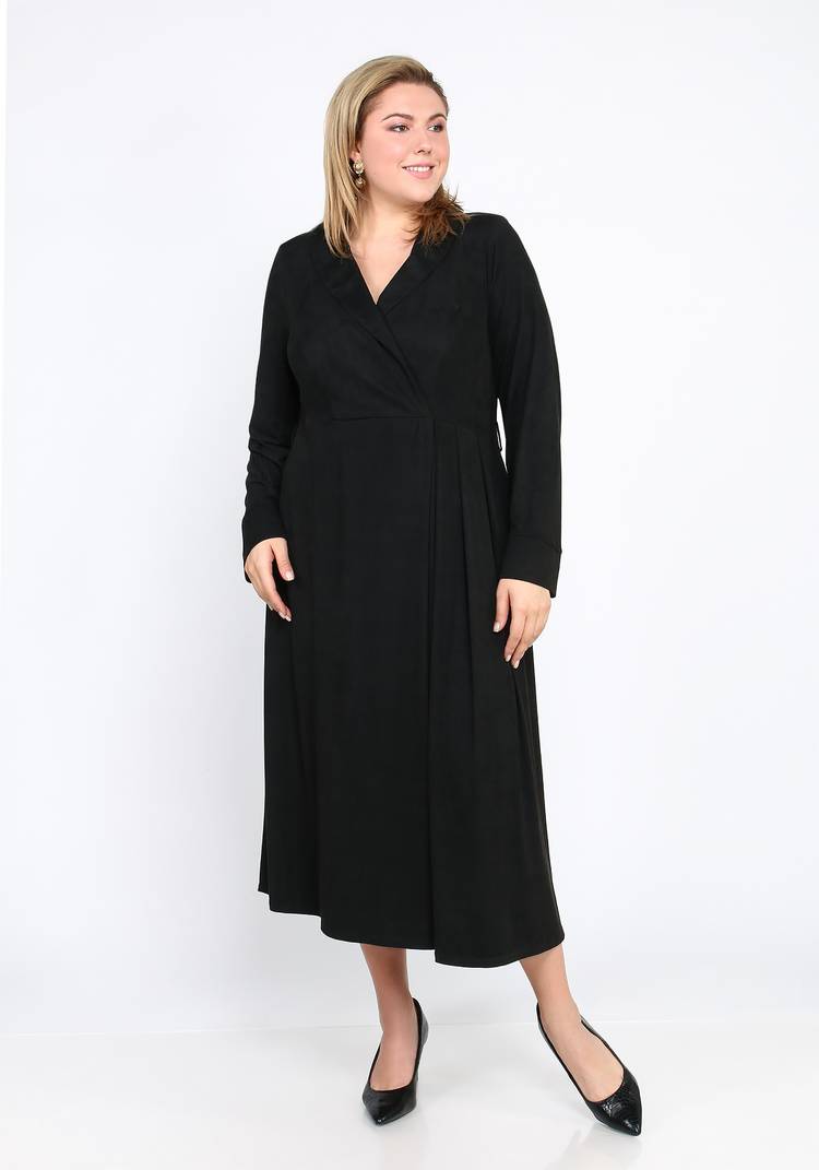 Платье миди с запахом шир.  750, рис. 6