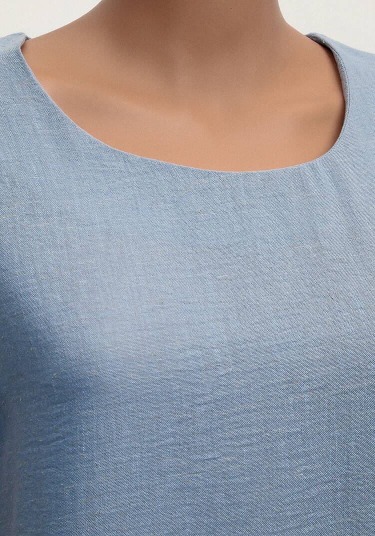 Сарафан изо льнаВ ритме лета шир.  750, рис. 5