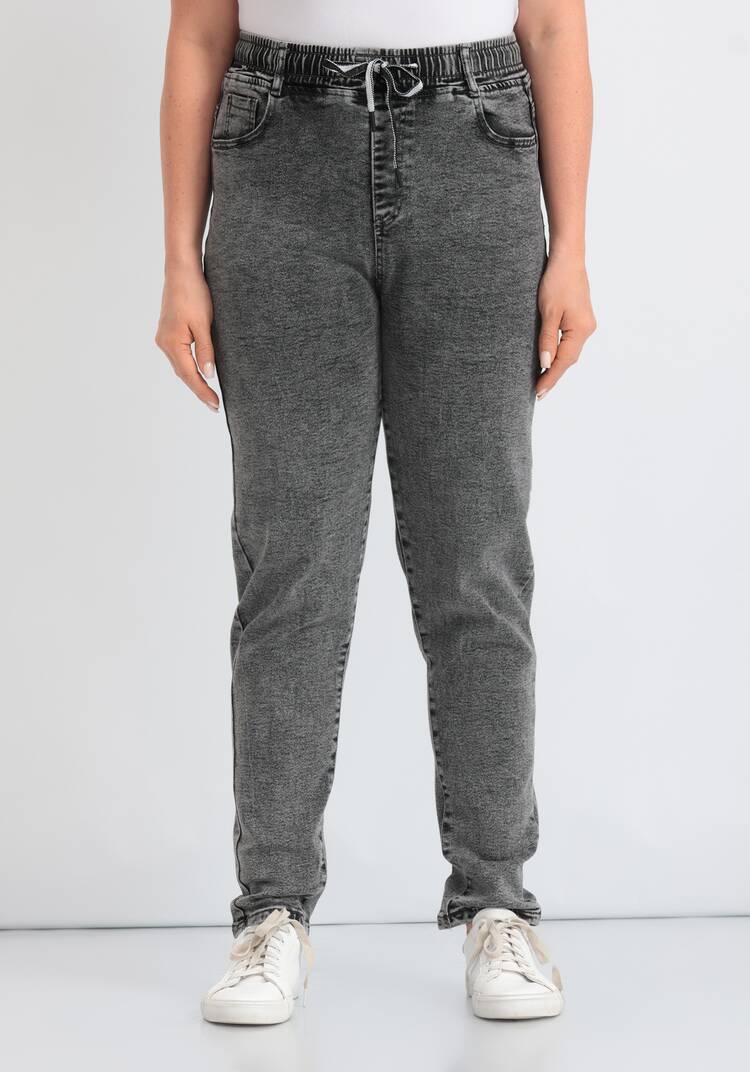 Джинсы на эластичной ленте Амелия шир.  750, рис. 9