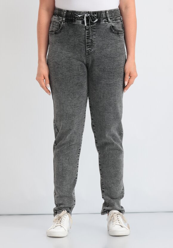 Джинсы на эластичной ленте Амелия шир.  580, рис. 9