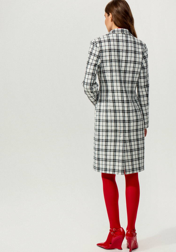 Платье двубортное из твида шир.  750, рис. 3