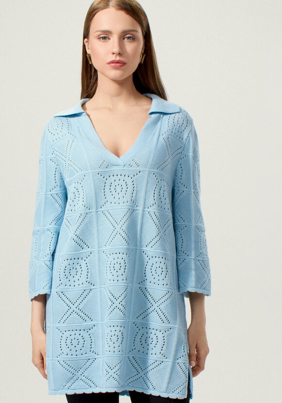 Туника с разрезами по бокам удлиненная шир.  580, рис. 10