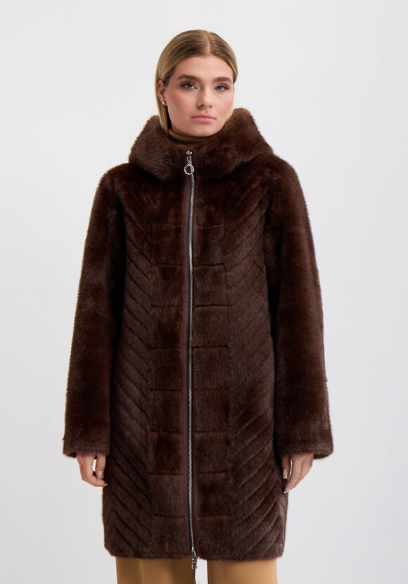 Шуба двухсторонняя Грейс шир.  580, рис. 14