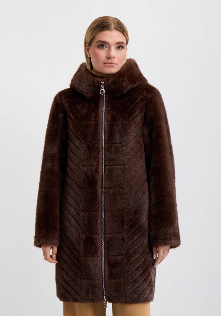 Шуба двухсторонняя Грейс шир.  750, рис. 14