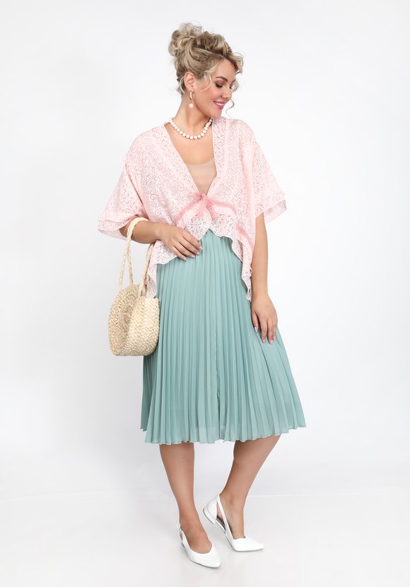 Кардиган - накидка из батиста шир.  580, рис. 7