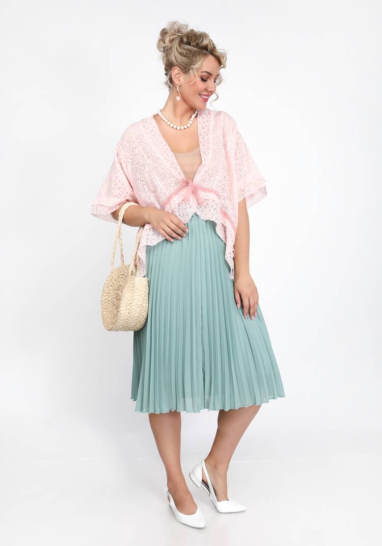 Кардиган - накидка из батиста шир.  750, рис. 7