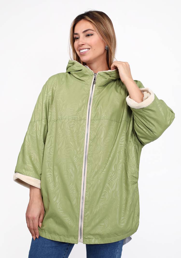 Куртка с капюшоном на подкладке из эко-меха шир.  750, рис. 13